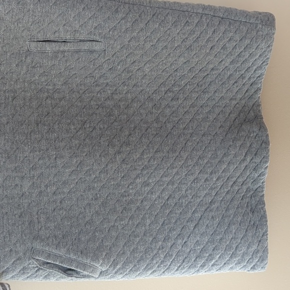 Medium Promod Gray Quilted Elbow Length Sleeve Dress - Picture 8 of 16